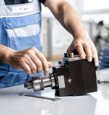 Man with Eppinger Tooling